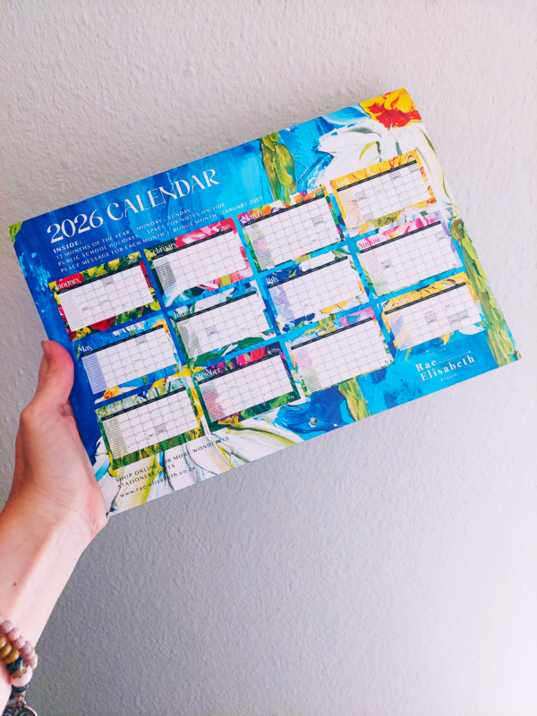 2026 Wall Calendar - Back